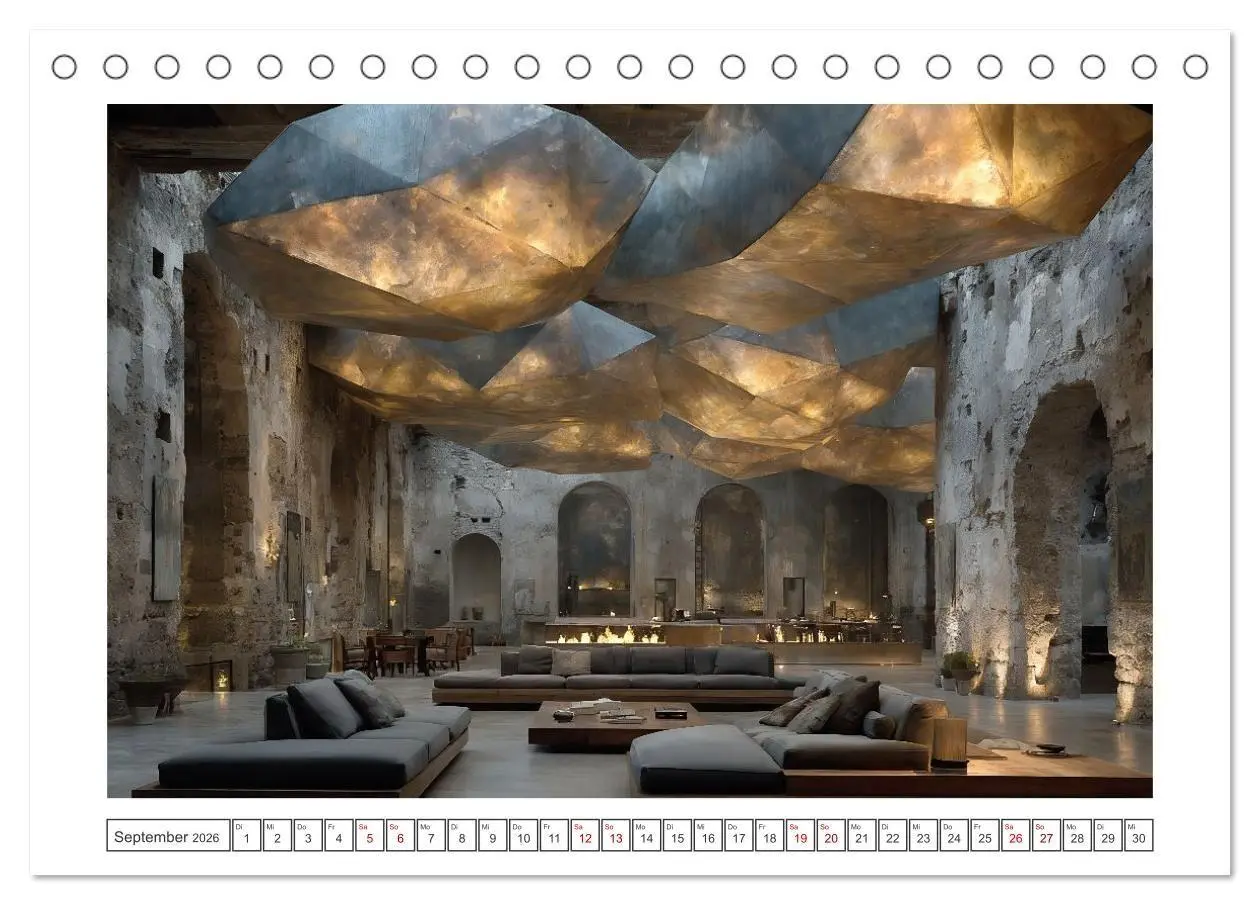 Bild: 9783516655179 | Licht trifft Beton (Tischkalender 2026 DIN A5 quer), CALVENDO...