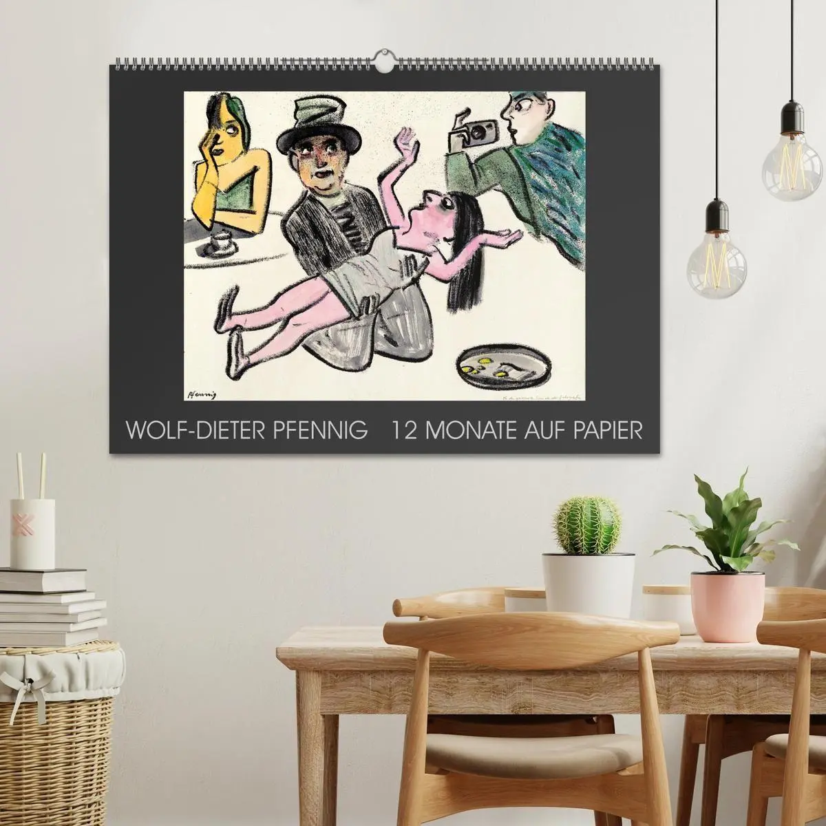 Bild: 9783594015179 | Wolf-Dieter Pfenning - 12 Monate auf Papier (Wandkalender 2027 DIN...