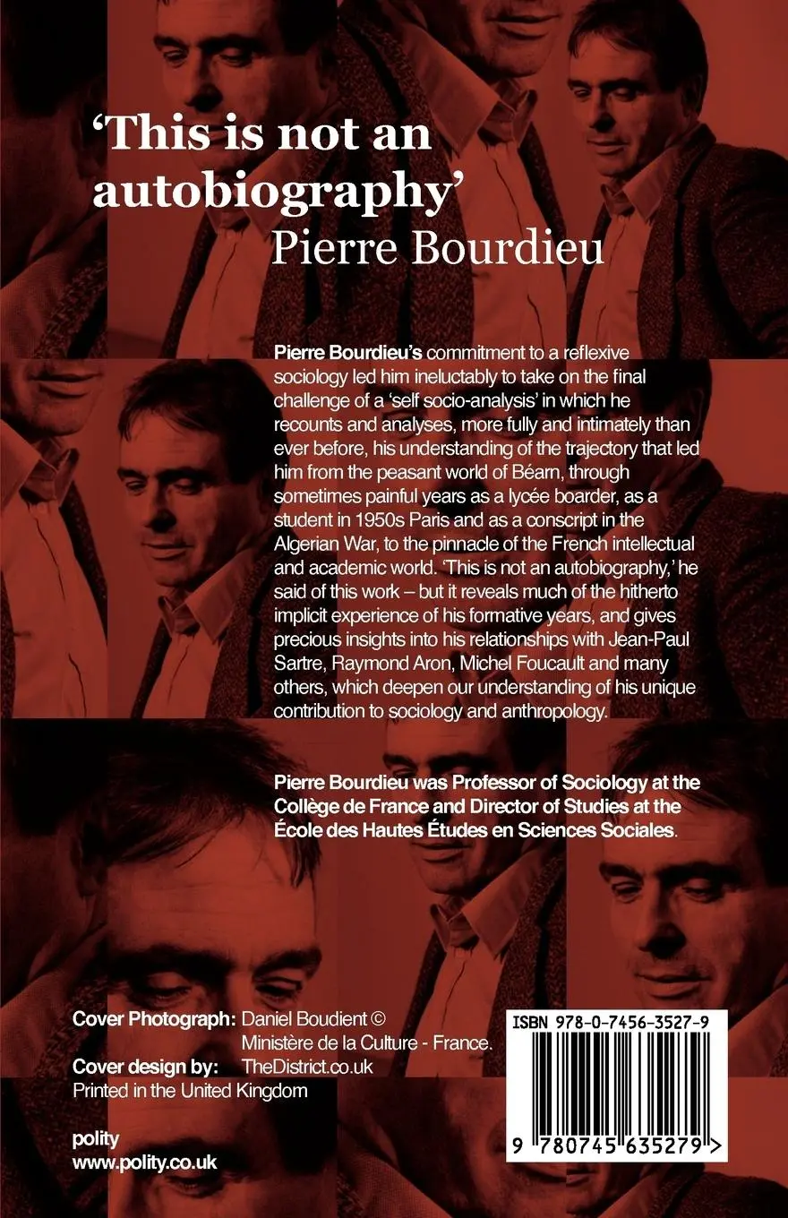 Rückseite: 9780745635279 | Sketch for a Self-Analysis | Pierre Bourdieu | Taschenbuch | 128 S.