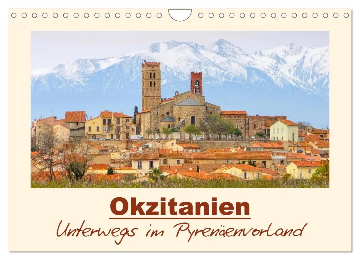 Cover: 9783435395279 | Okzitanien - Unterwegs im Pyrenäenvorland (Wandkalender 2025 DIN A4...