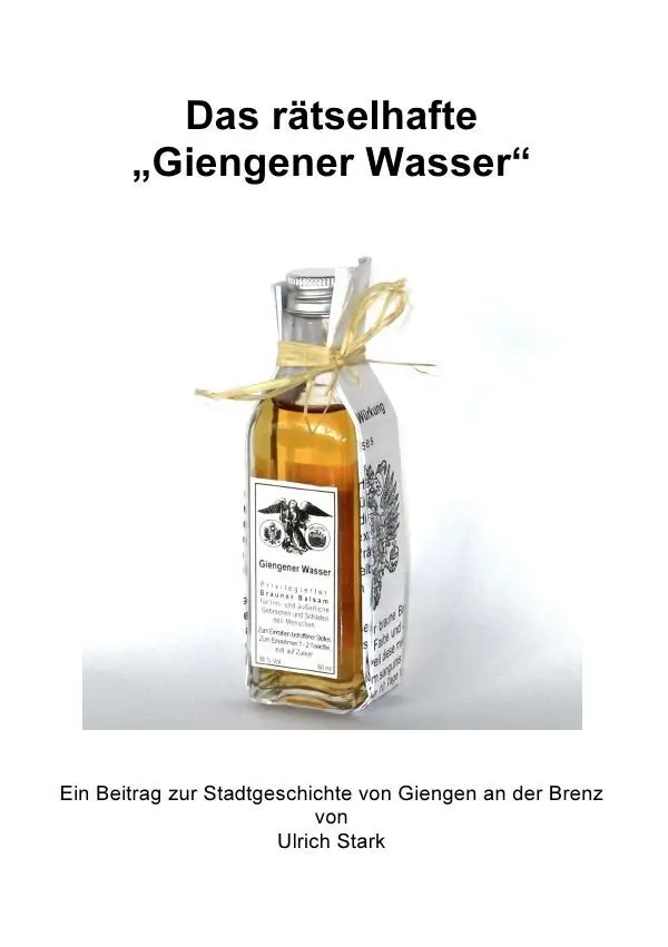 Cover: 9783756535279 | Das rätselhafte "Giengener Wasser" | Ulrich Stark | Taschenbuch | 2022