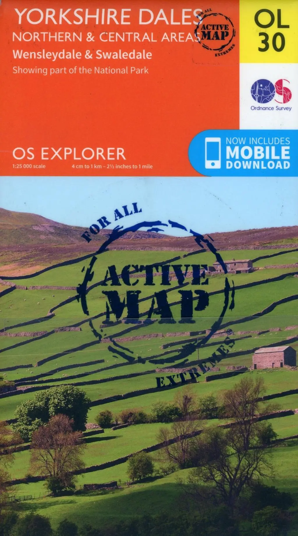 Cover: 9780319475379 | Yorkshire Dales Northern &amp; Central | Ordnance Survey | (Land-)Karte