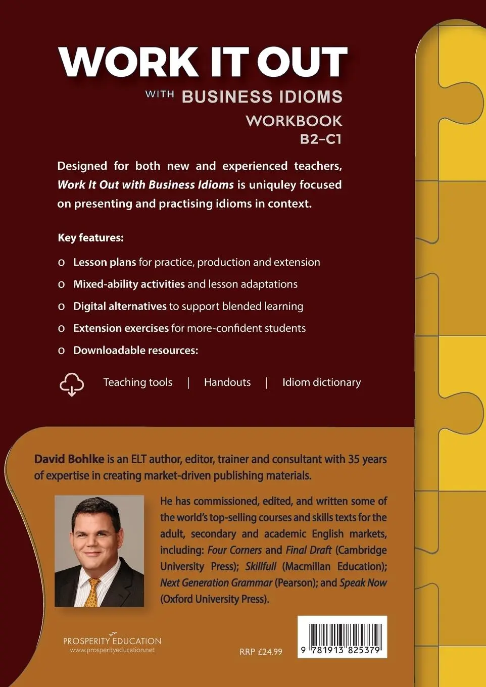 Rückseite: 9781913825379 | Work It Out with Business Idioms Workbook | David Bohlke | Taschenbuch