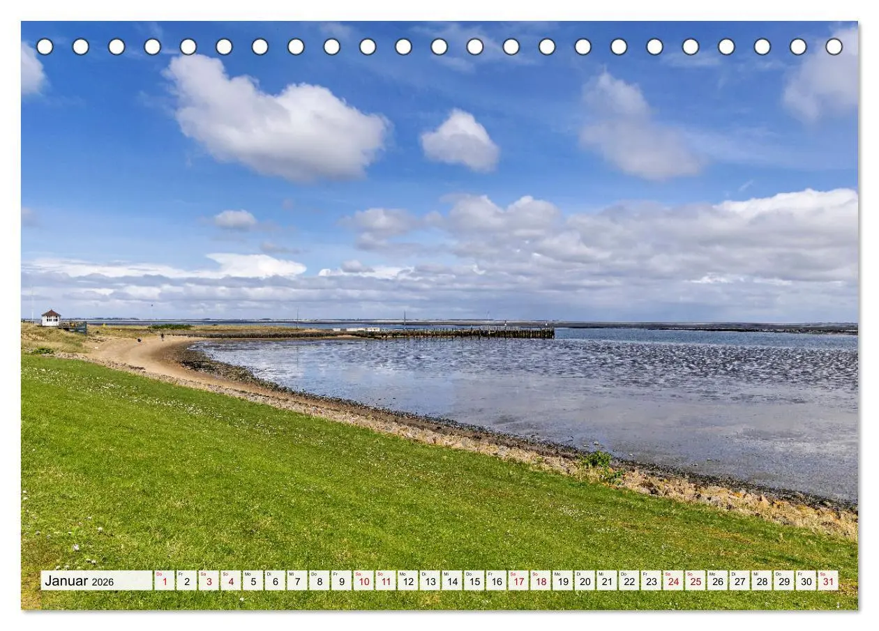 Bild: 9783457305379 | Inselbilder Amrum (Tischkalender 2026 DIN A5 quer), CALVENDO...