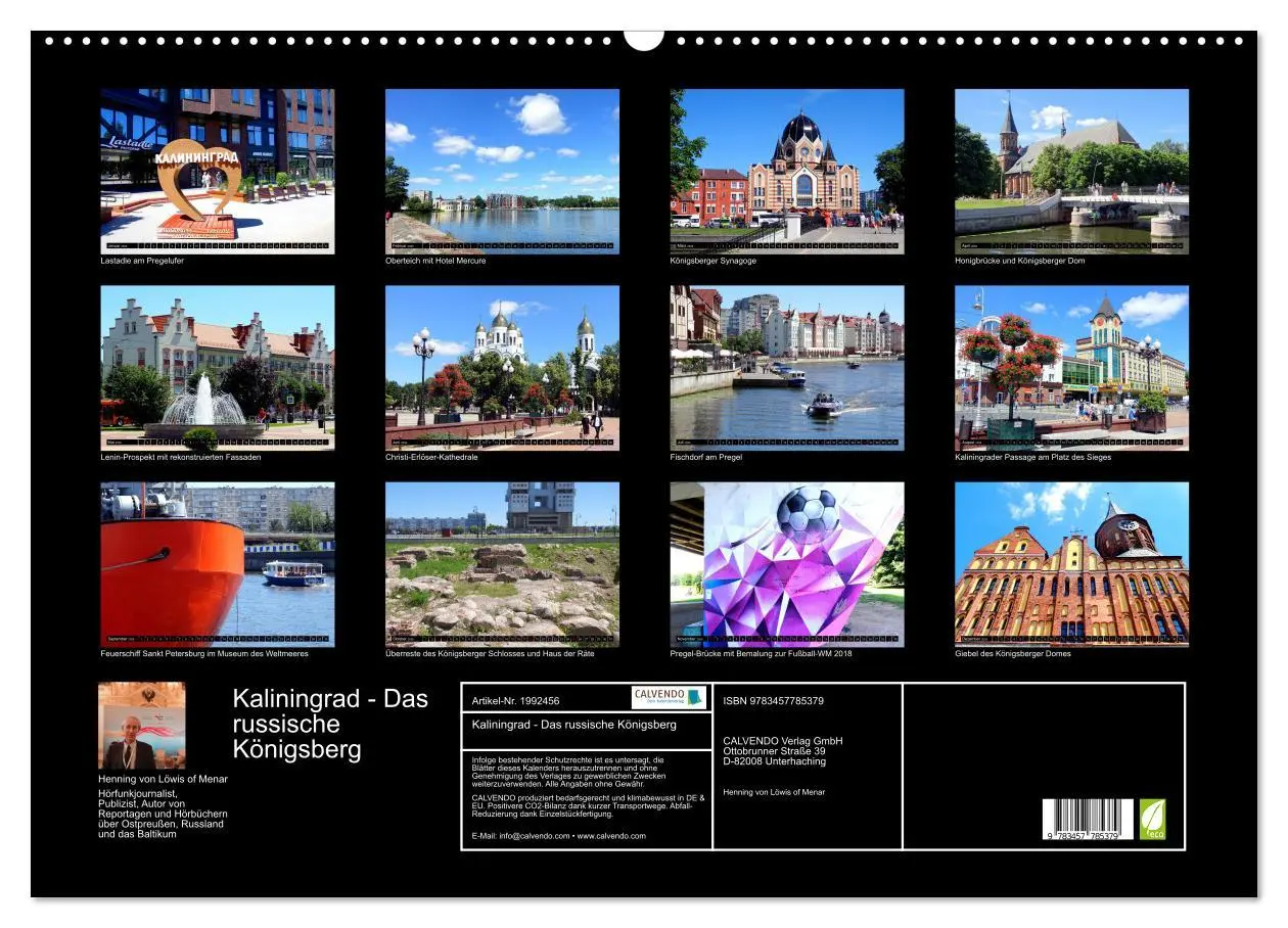 Bild: 9783457785379 | Kaliningrad - Das russische Königsberg (Wandkalender 2026 DIN A2...