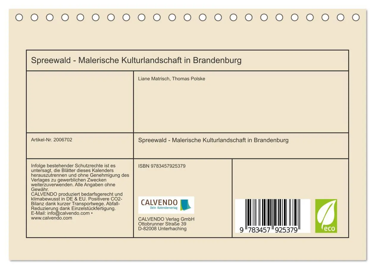 Bild: 9783457925379 | Spreewald - Malerische Kulturlandschaft in Brandenburg...