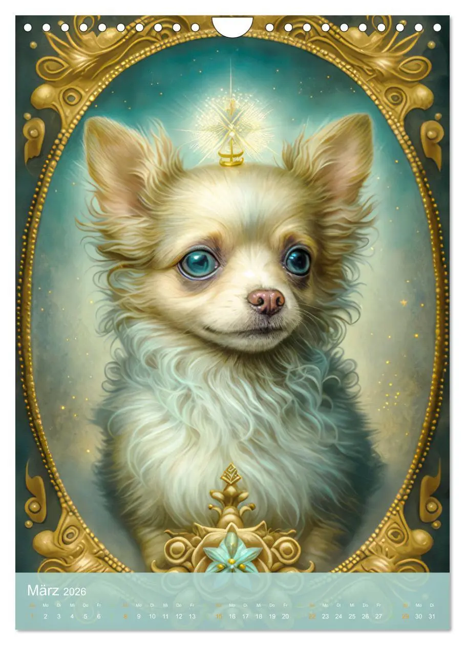 Bild: 9783516325379 | Tiere im Tarot Stil (Wandkalender 2026 DIN A4 hoch), CALVENDO...