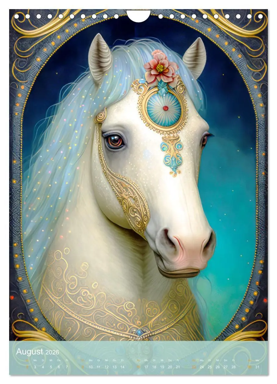 Bild: 9783516325379 | Tiere im Tarot Stil (Wandkalender 2026 DIN A4 hoch), CALVENDO...
