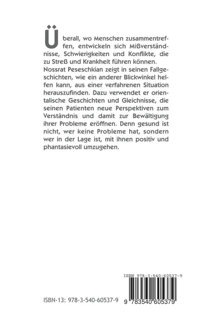 Rückseite: 9783540605379 | Das Geheimnis des Samenkorns | Positive Streßbewältigung | Peseschkian