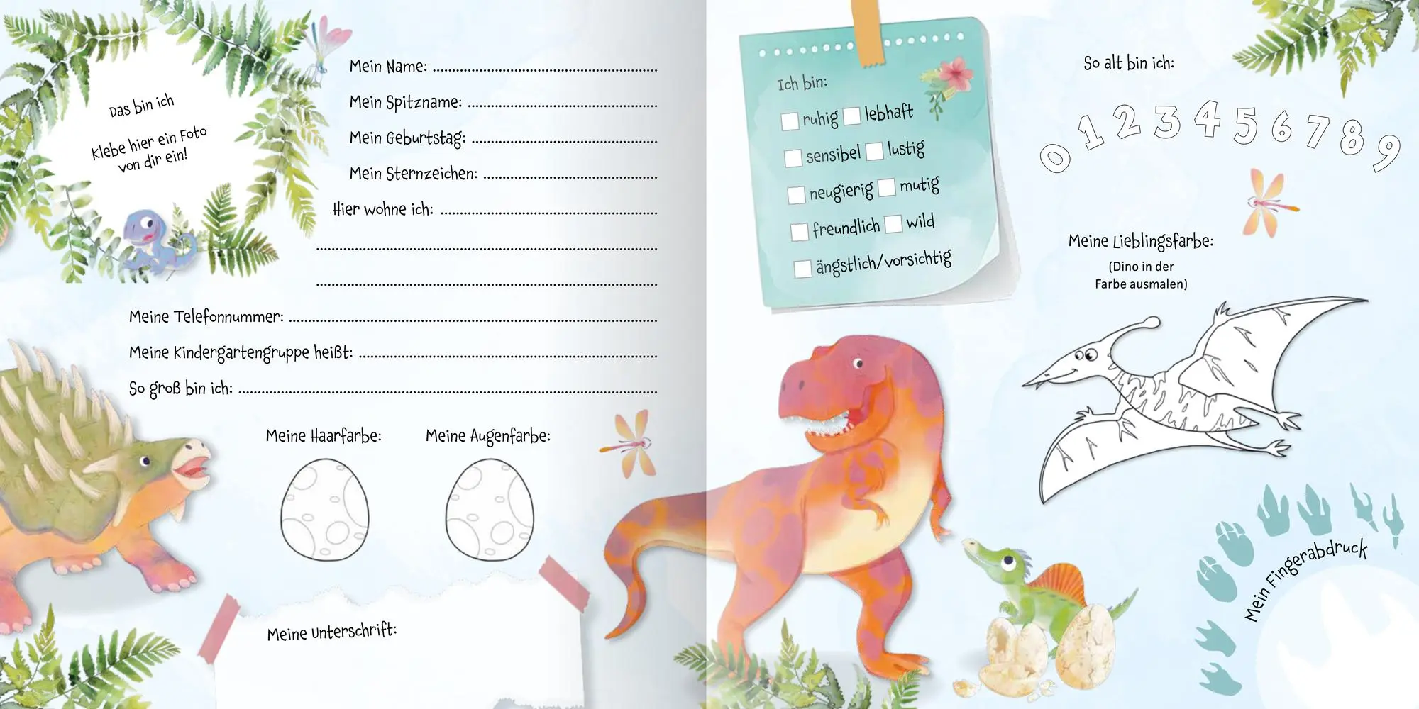 Bild: 9783780665379 | Meine Kindergarten-Freunde | Dinosaurier - mit Metallic-Farbschnitt