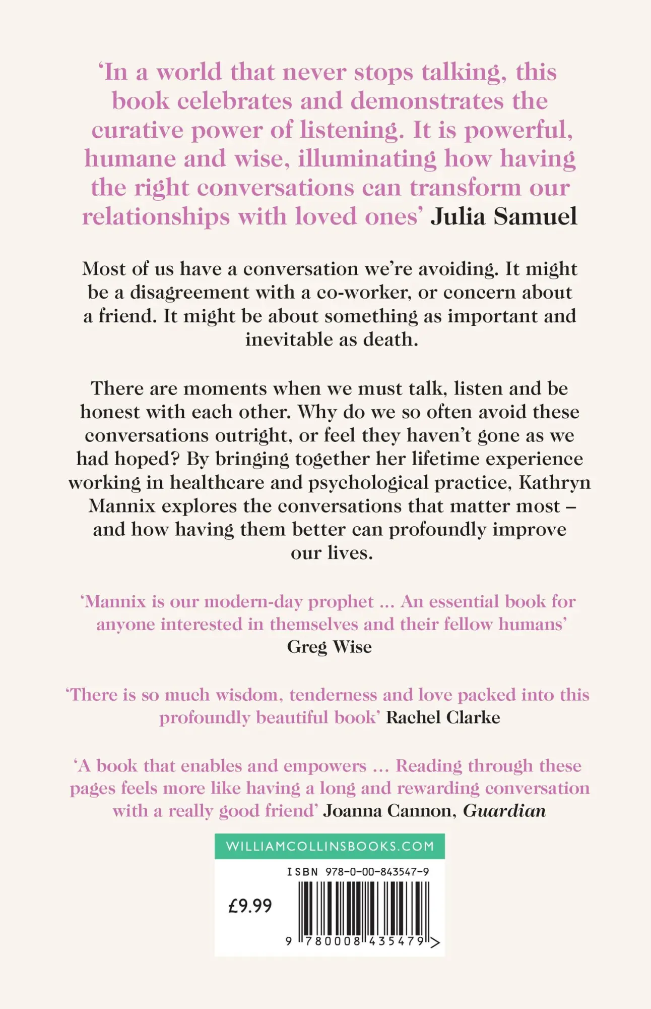 Rückseite: 9780008435479 | Listen | How to Find the Words for Tender Conversations | Mannix