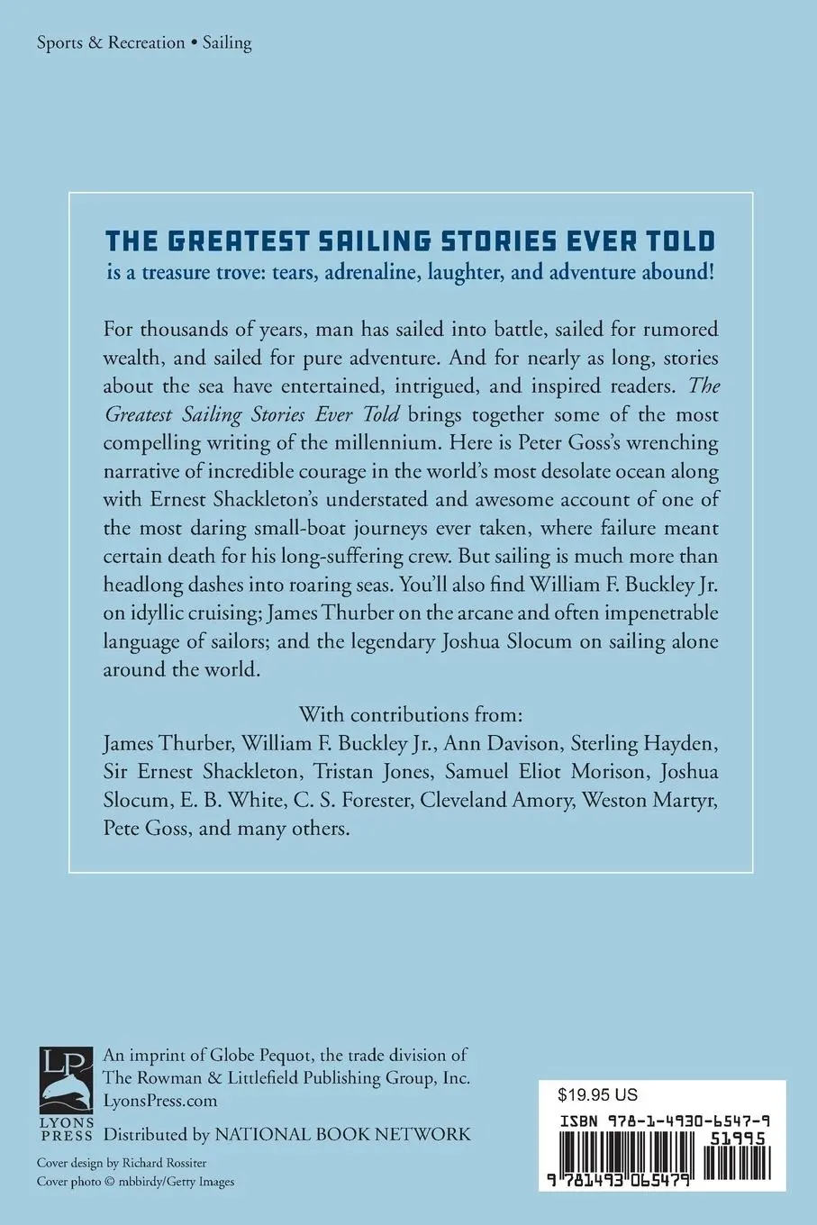 Rückseite: 9781493065479 | The Greatest Sailing Stories Ever Told | Christopher Caswell | Buch