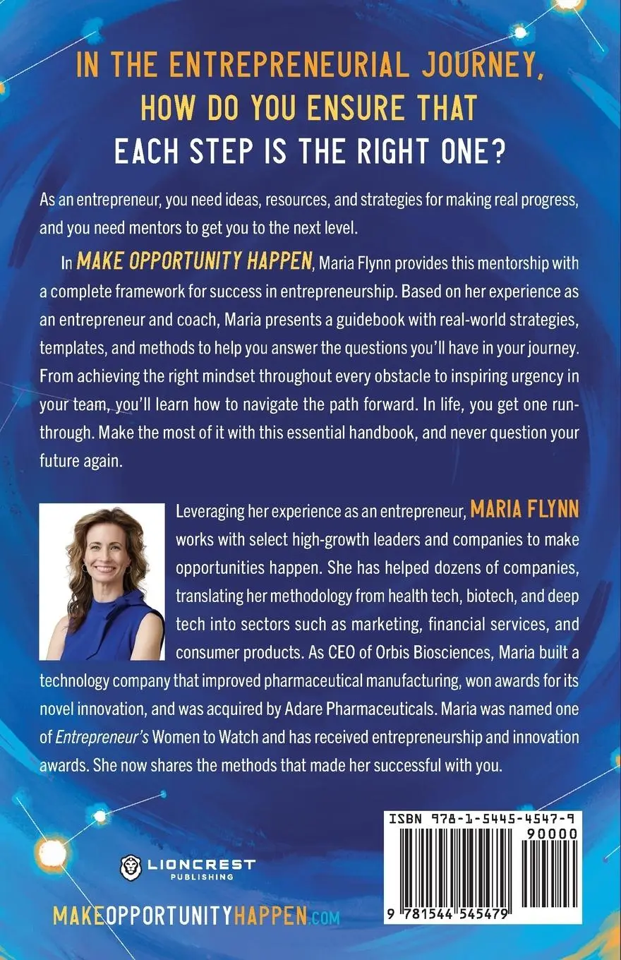 Rückseite: 9781544545479 | Make Opportunity Happen | Maria Flynn | Taschenbuch | Englisch | 2024