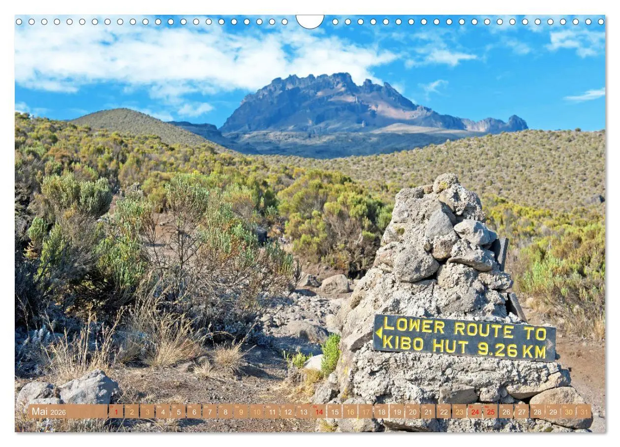 Bild: 9783457465479 | Entdeckungen am Kilimandscharo (Wandkalender 2026 DIN A3 quer),...