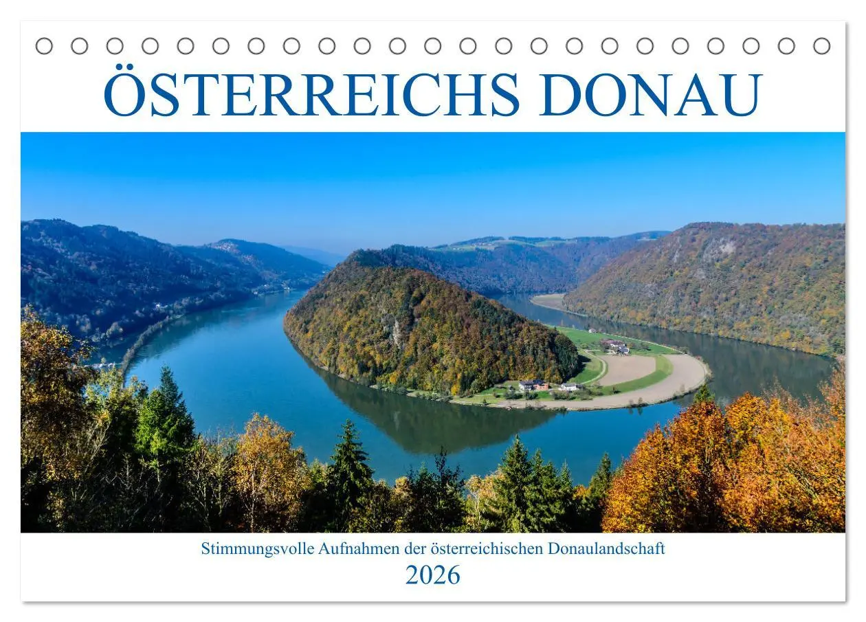Cover: 9783457605479 | Österreichs Donau (Tischkalender 2026 DIN A5 quer), CALVENDO...