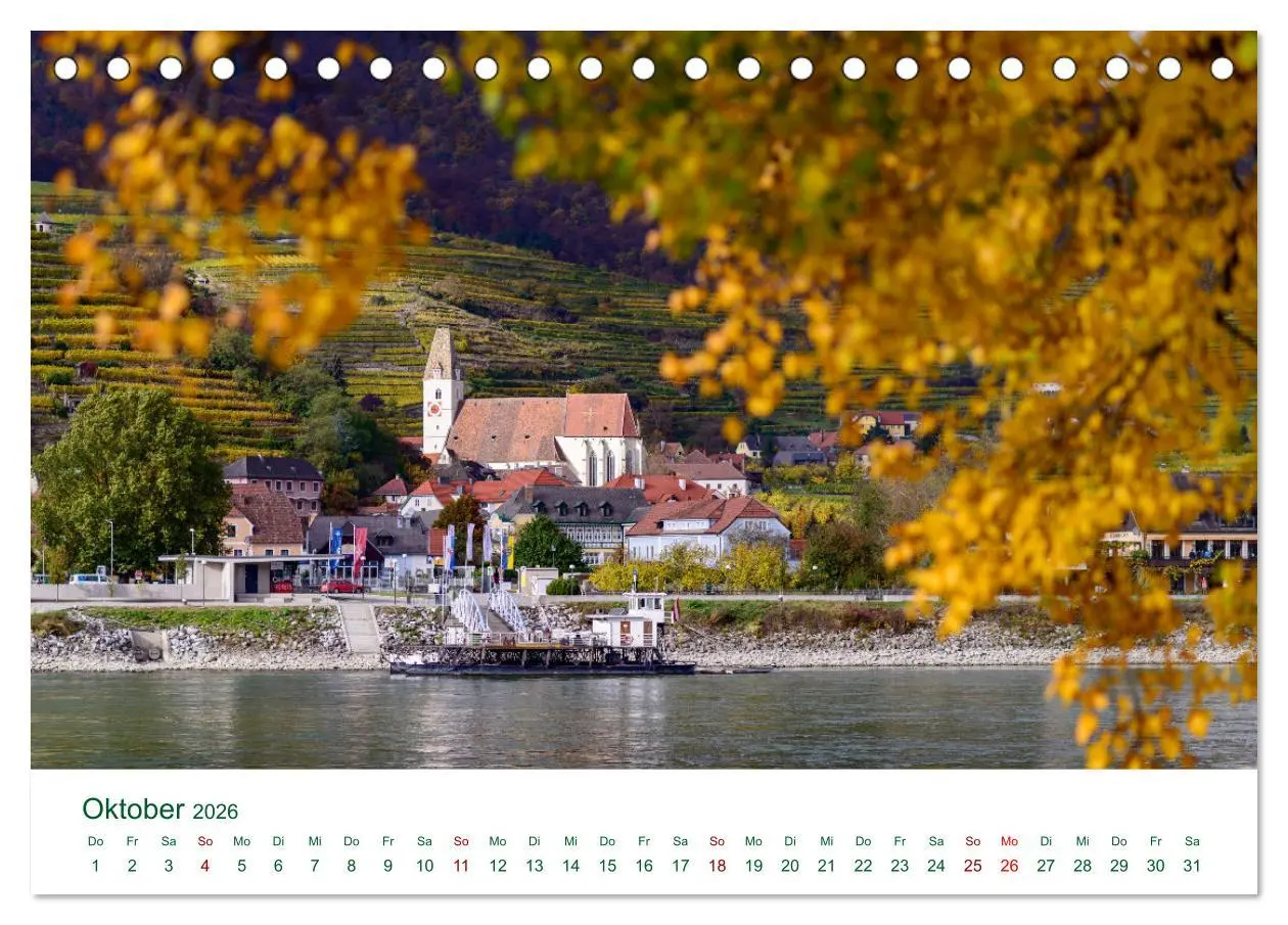 Bild: 9783457605479 | Österreichs Donau (Tischkalender 2026 DIN A5 quer), CALVENDO...