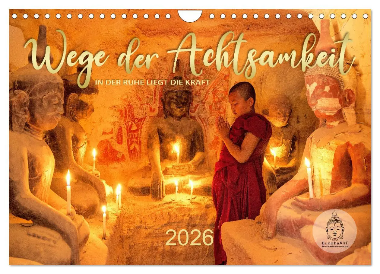 Cover: 9783457915479 | Wege der Achtsamkeit - In der Ruhe liegt die Kraft (Wandkalender...