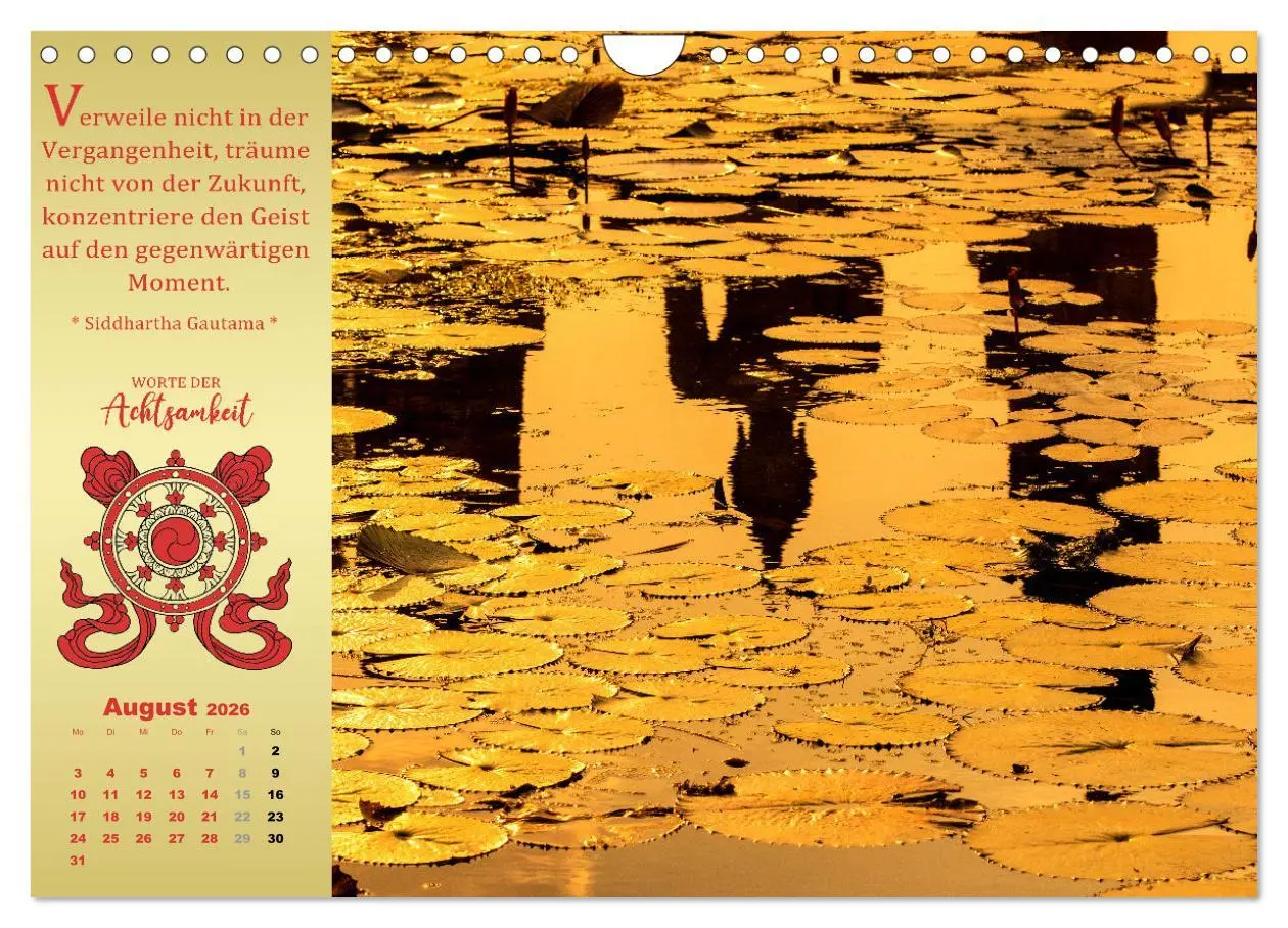Bild: 9783457915479 | Wege der Achtsamkeit - In der Ruhe liegt die Kraft (Wandkalender...