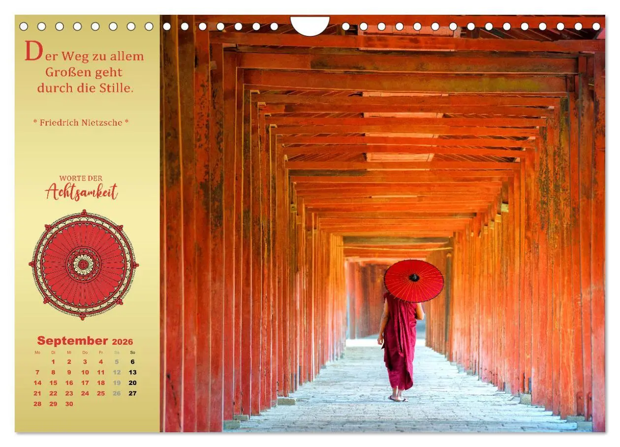 Bild: 9783457915479 | Wege der Achtsamkeit - In der Ruhe liegt die Kraft (Wandkalender...