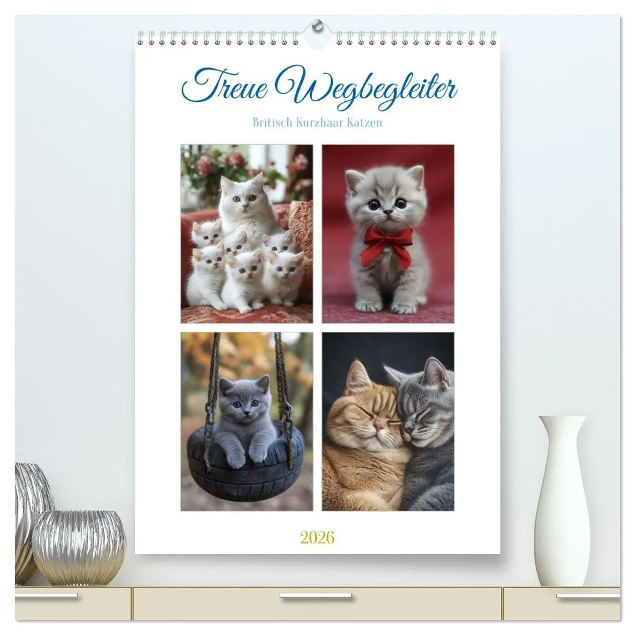 Cover: 9783516245479 | Treue Wegbegleiter (hochwertiger Premium Wandkalender 2026 DIN A2...