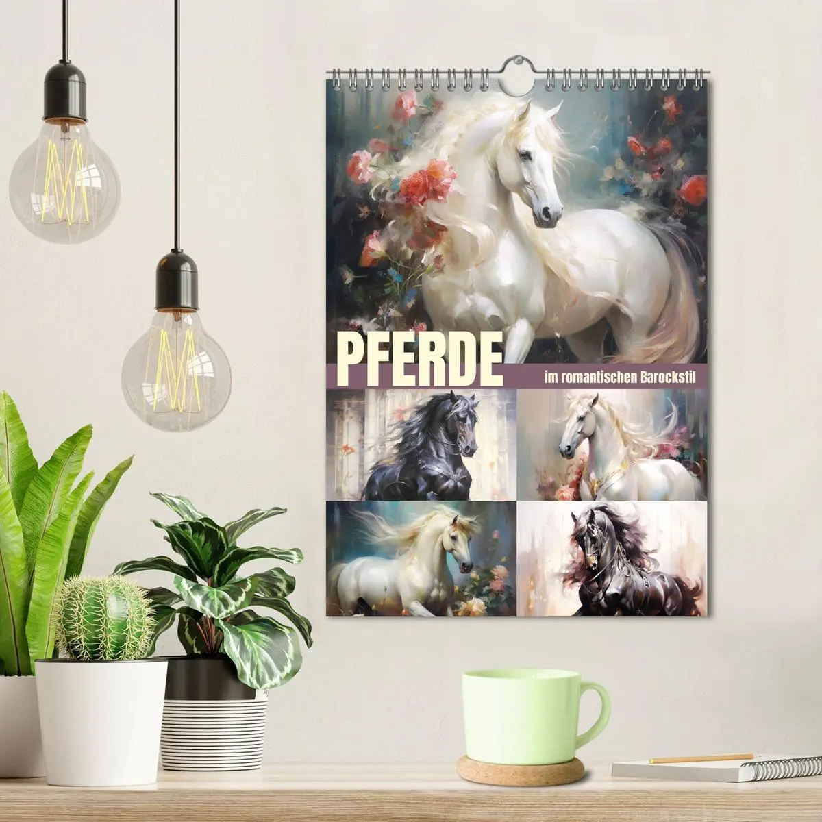 Bild: 9783516315479 | Pferde im romantischen Barockstil (Wandkalender 2026 DIN A4 hoch),...