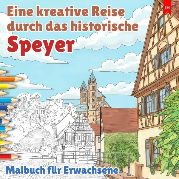 Cover: 9783565135479 | Eine kreative Reise durch das historische Speyer - Malbuch für...