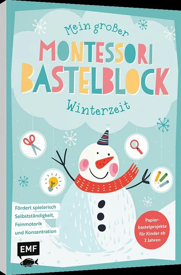 Cover: 9783745935479 | Mein großer Montessori-Bastelblock - Winterzeit | Taschenbuch | 88 S.