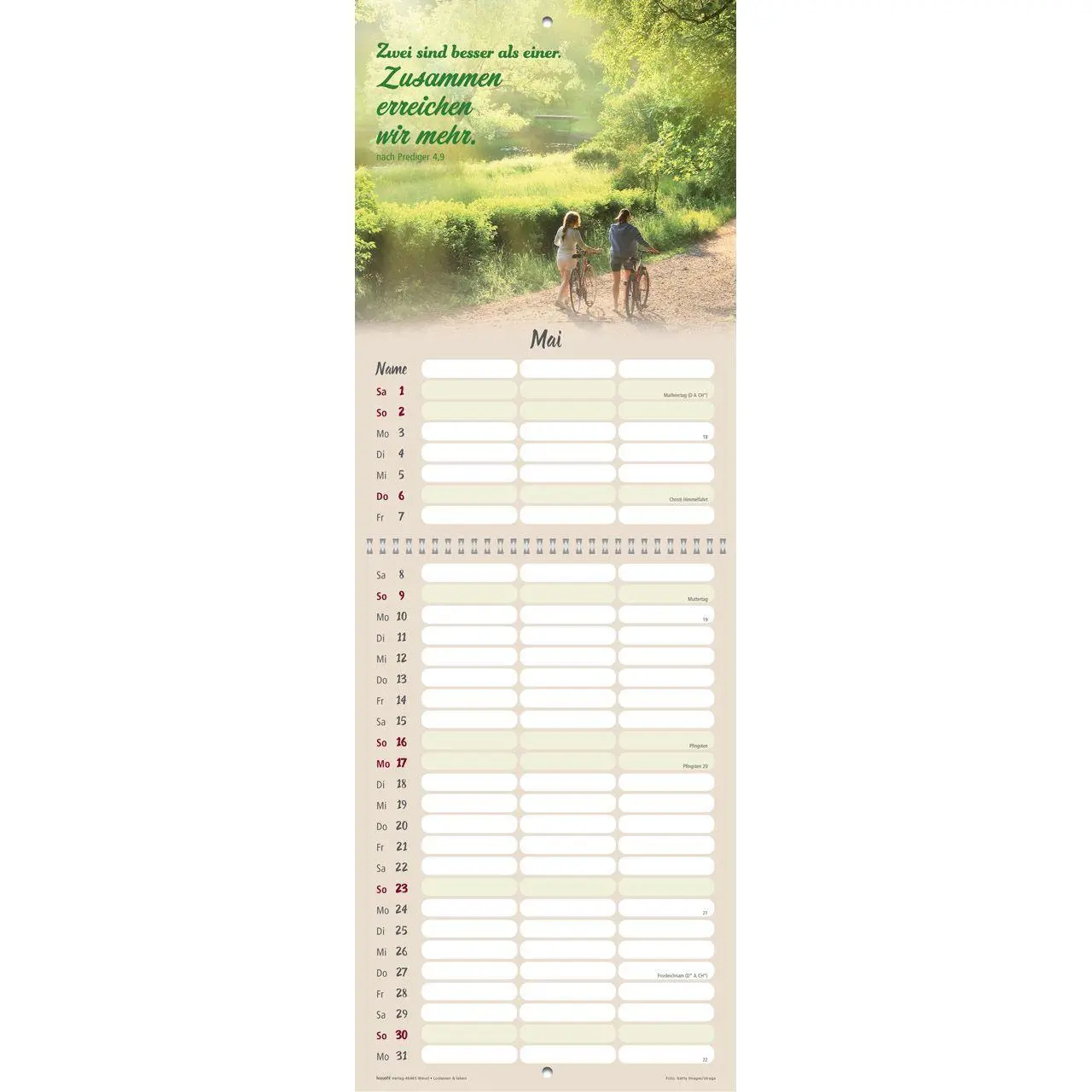 Bild: 9783754845479 | Loslassen &amp; leben 2027 | Termin-Kalender mit Bibelwort-Herzstücken