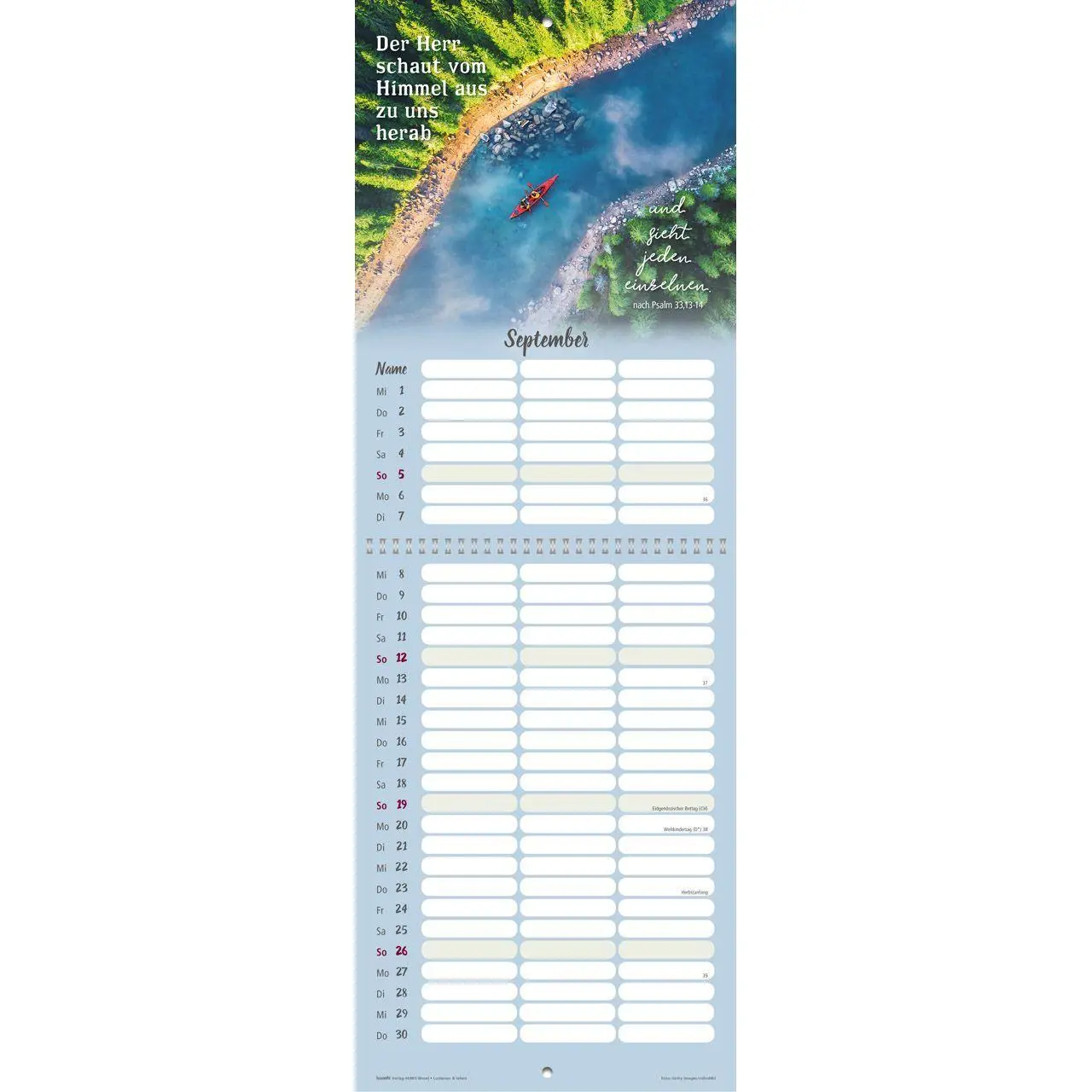 Bild: 9783754845479 | Loslassen &amp; leben 2027 | Termin-Kalender mit Bibelwort-Herzstücken