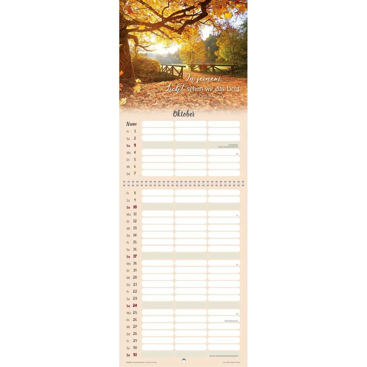 Bild: 9783754845479 | Loslassen &amp; leben 2027 | Termin-Kalender mit Bibelwort-Herzstücken