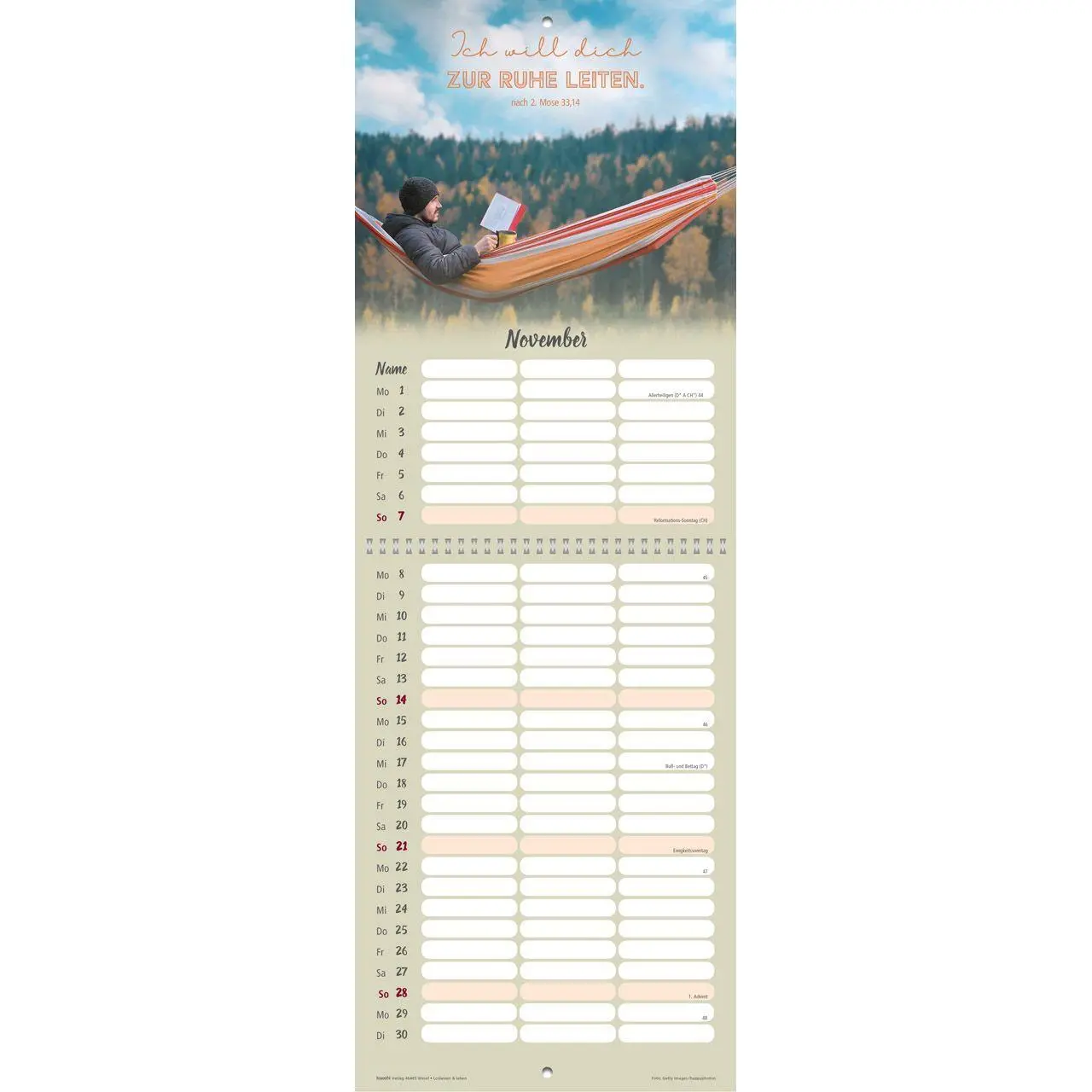 Bild: 9783754845479 | Loslassen &amp; leben 2027 | Termin-Kalender mit Bibelwort-Herzstücken