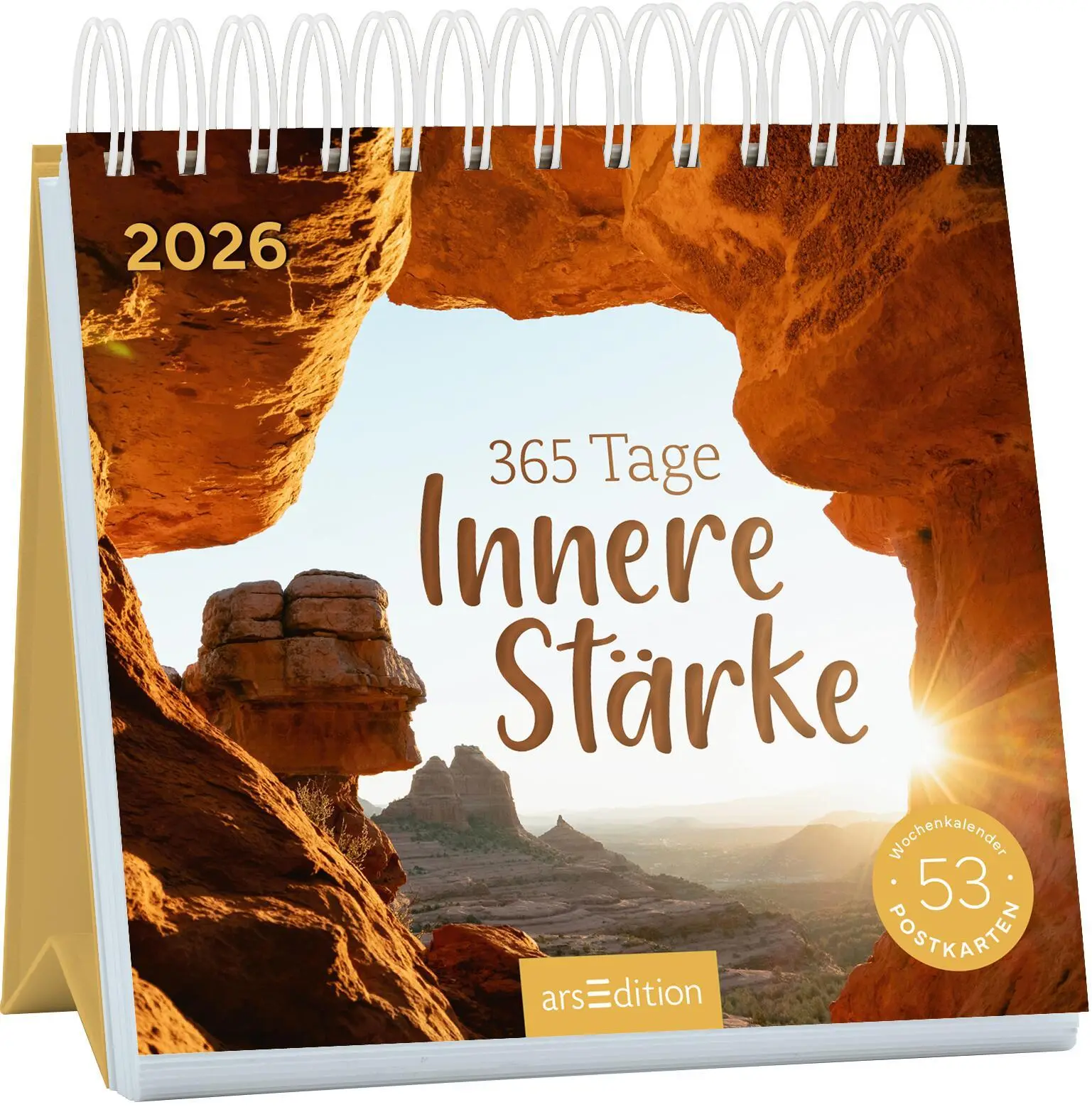 Cover: 4014489135579 | Postkartenkalender 365 Tage Innere Stärke 2026 | Kalender | 108 S.