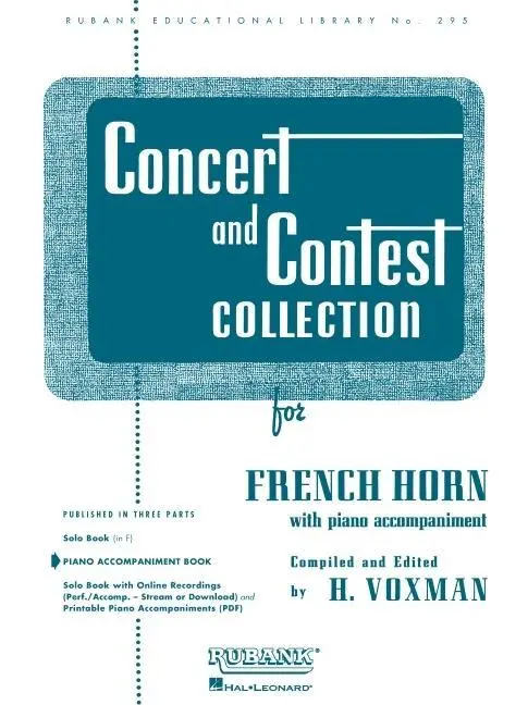 Cover: 9781423445579 | Concert and Contest Collection for French Horn | Piano Accompaniment