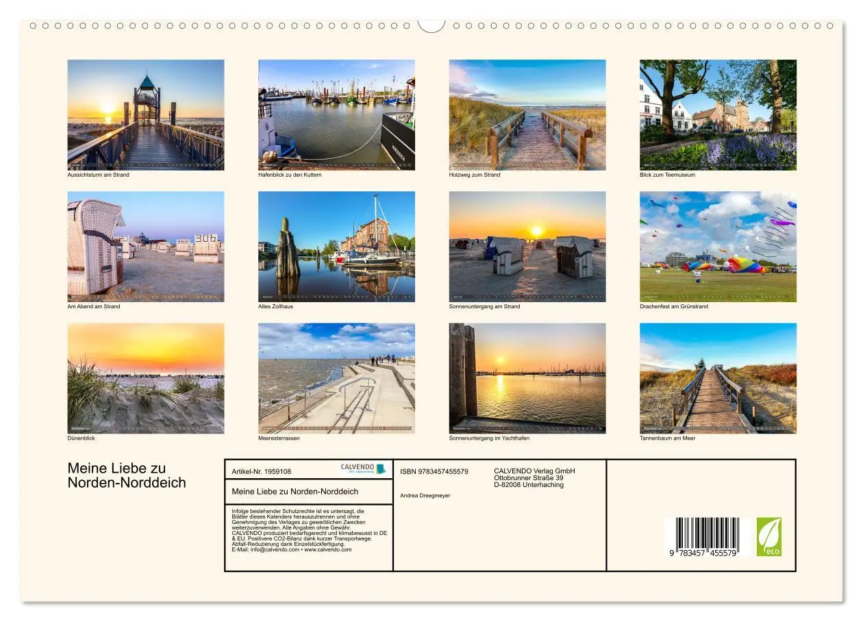 Bild: 9783457455579 | Meine Liebe zu Norden-Norddeich (hochwertiger Premium Wandkalender...
