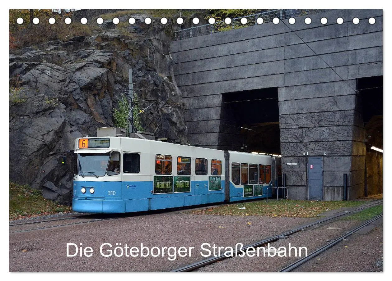 Cover: 9783457835579 | Die Göteborger Straßenbahn (Tischkalender 2026 DIN A5 quer),...
