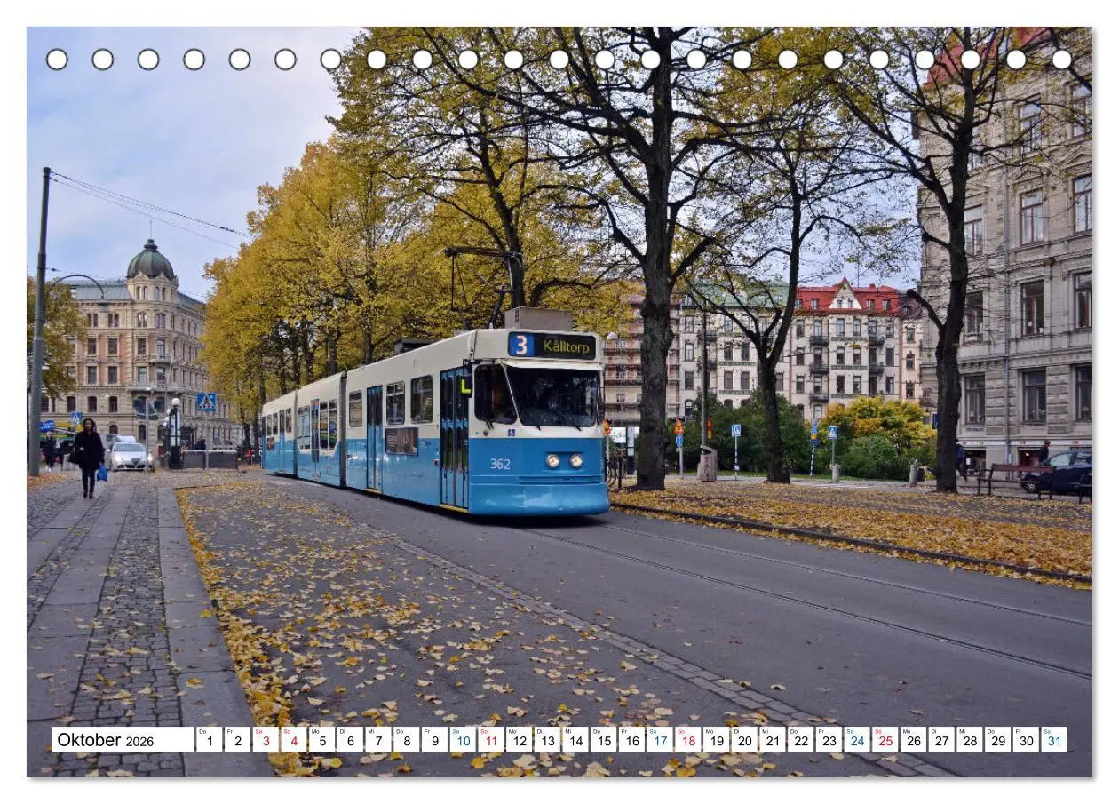 Bild: 9783457835579 | Die Göteborger Straßenbahn (Tischkalender 2026 DIN A5 quer),...