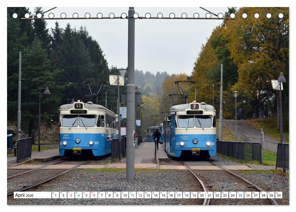 Bild: 9783457835579 | Die Göteborger Straßenbahn (Tischkalender 2026 DIN A5 quer),...
