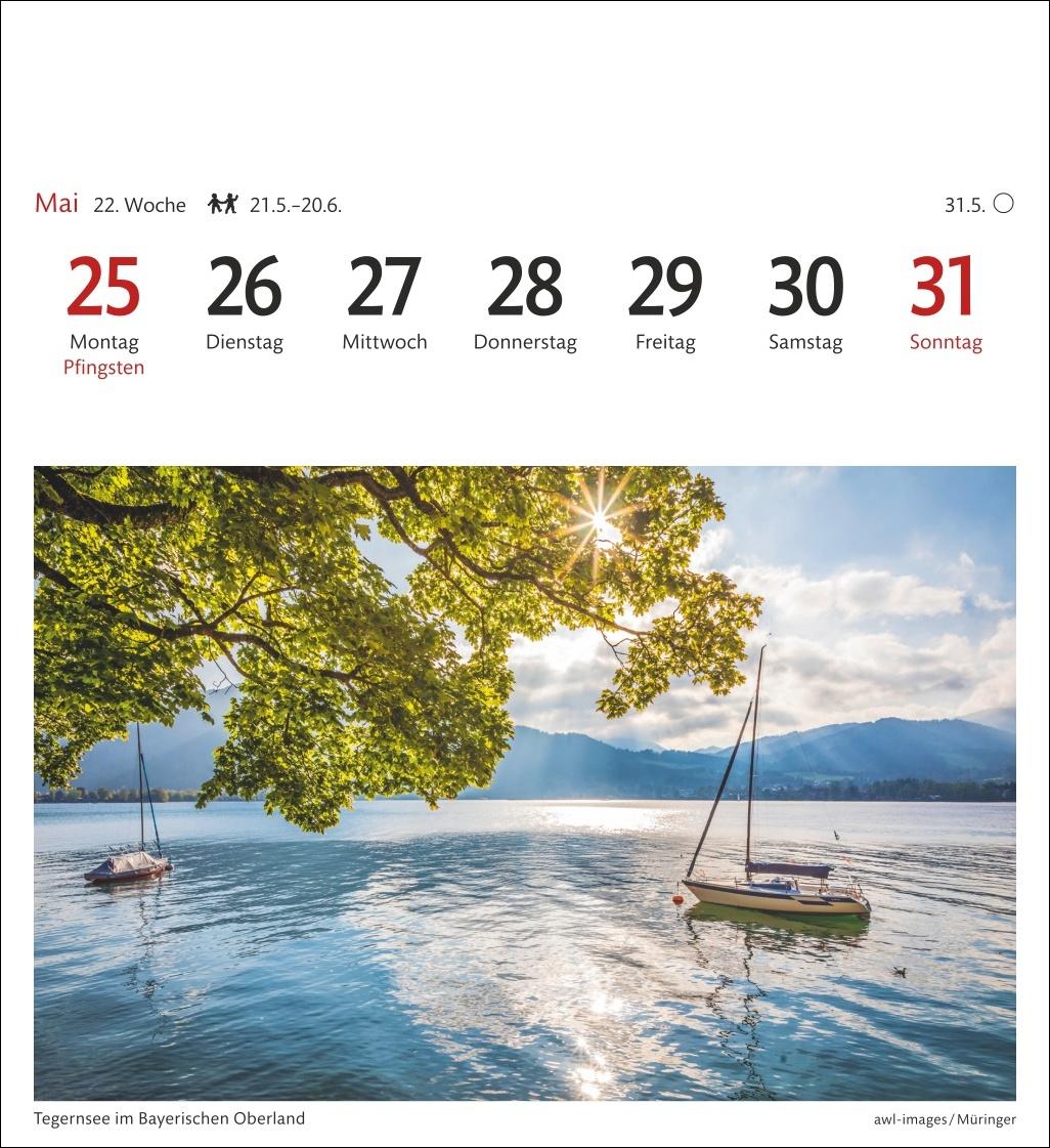 Bild: 9783840035579 | Deutschland Sehnsuchtskalender 2026 - Wochenkalender mit 53 Postkarten
