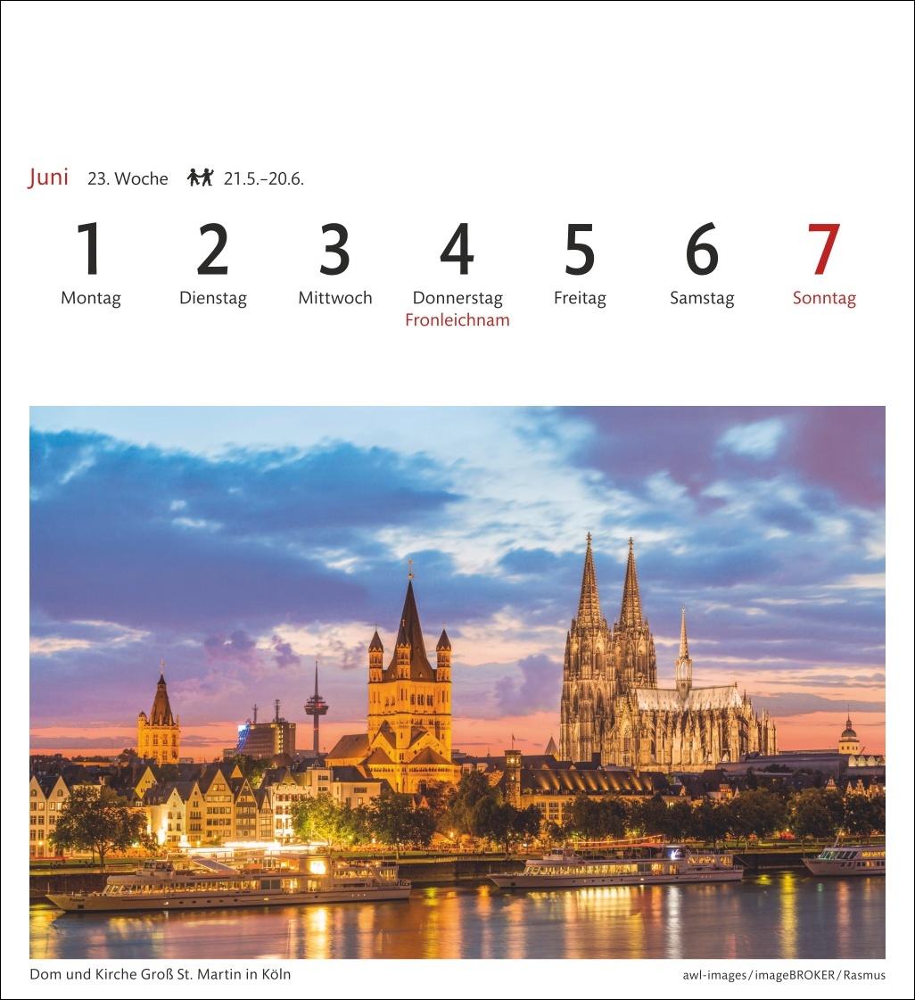 Bild: 9783840035579 | Deutschland Sehnsuchtskalender 2026 - Wochenkalender mit 53 Postkarten