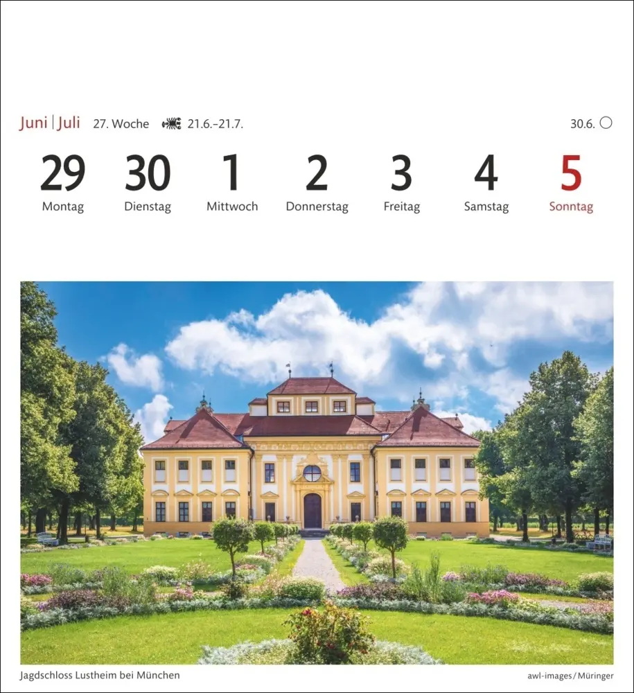 Bild: 9783840035579 | Deutschland Sehnsuchtskalender 2026 - Wochenkalender mit 53 Postkarten