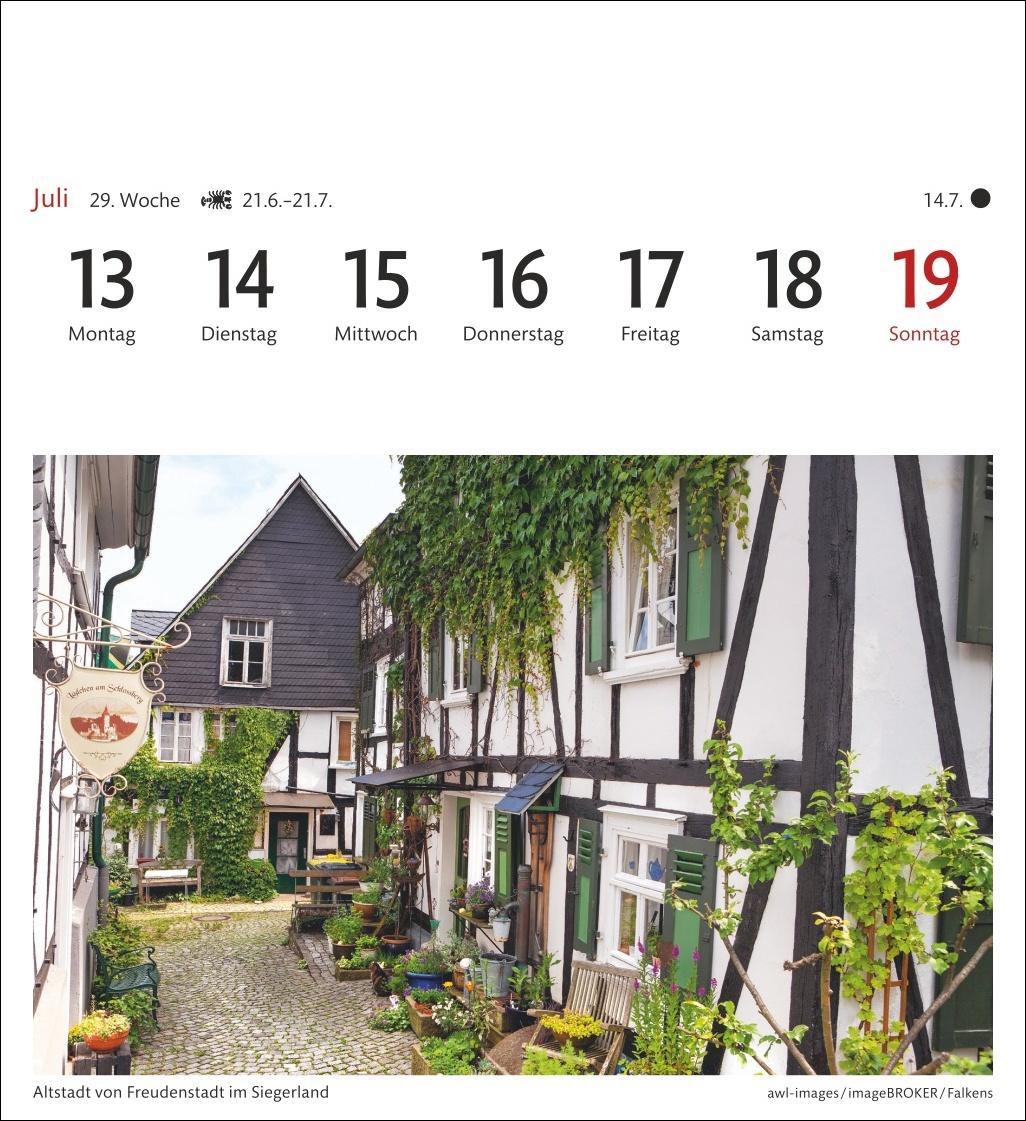 Bild: 9783840035579 | Deutschland Sehnsuchtskalender 2026 - Wochenkalender mit 53 Postkarten