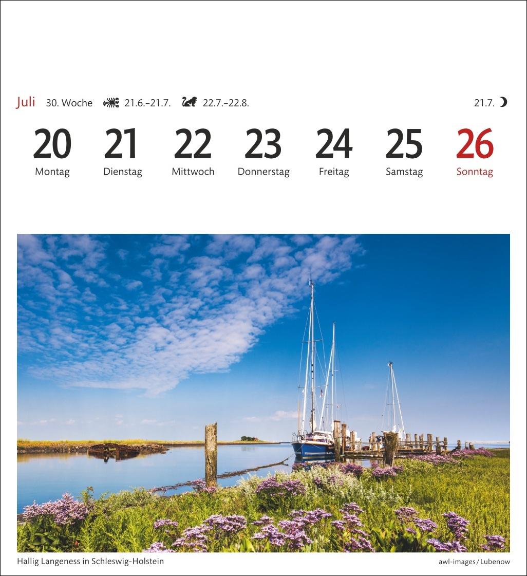 Bild: 9783840035579 | Deutschland Sehnsuchtskalender 2026 - Wochenkalender mit 53 Postkarten