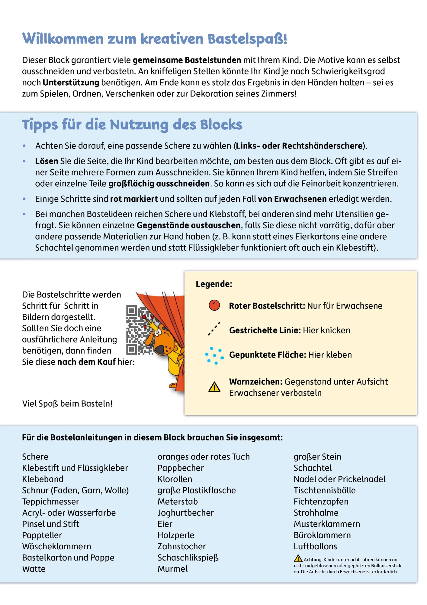 Bild: 9783881005579 | Lass uns basteln - Bastelbuch ab 4 Jahre - Dinosaurier | Beurenmeister