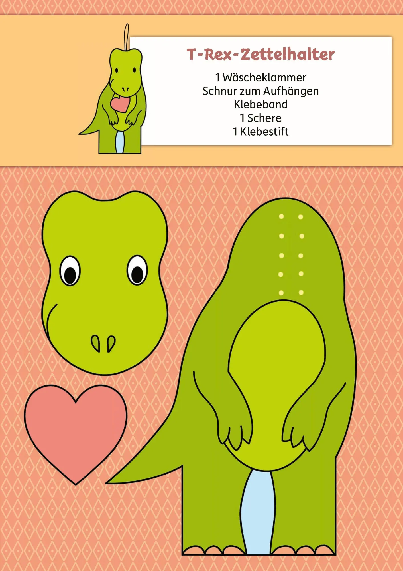 Bild: 9783881005579 | Lass uns basteln - Bastelbuch ab 4 Jahre - Dinosaurier | Beurenmeister
