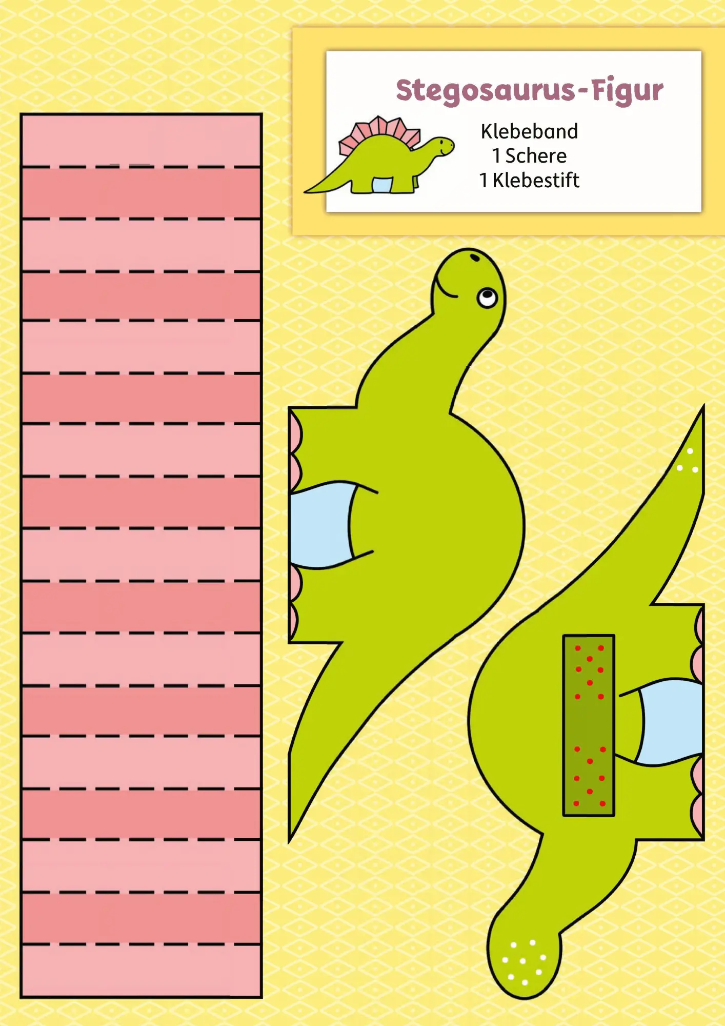 Bild: 9783881005579 | Lass uns basteln - Bastelbuch ab 4 Jahre - Dinosaurier | Beurenmeister