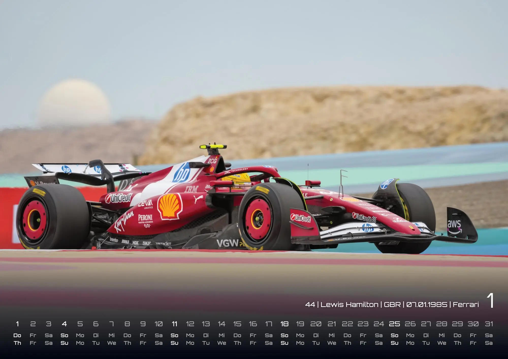 Bild: 9783986735579 | Formel 1 - Grand Prix - 2026 - F1 Kalender DIN A3 | GP-Fever. de