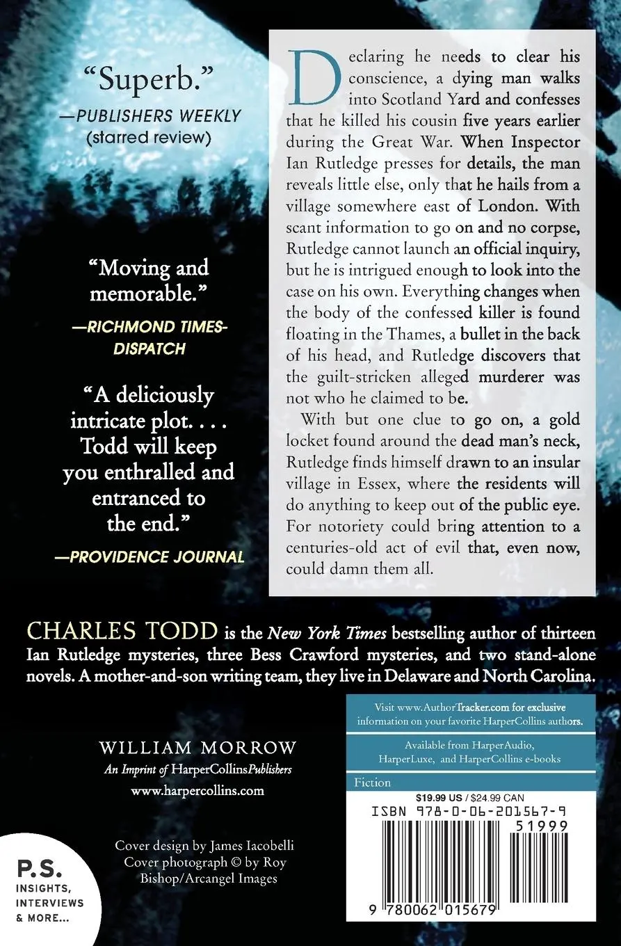 Rückseite: 9780062015679 | Confession, The | Charles Todd | Taschenbuch | Kartoniert / Broschiert