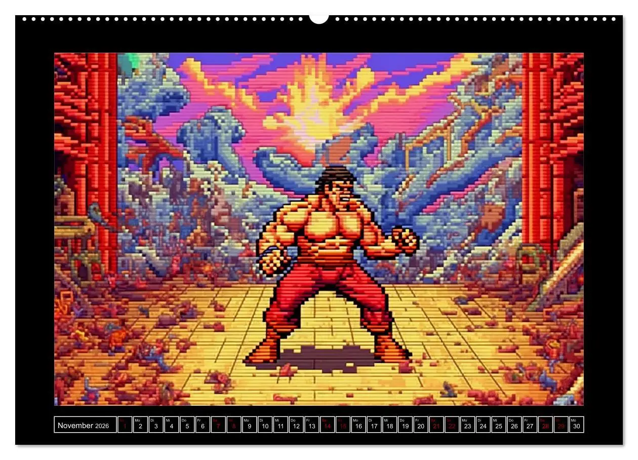 Bild: 9783457515679 | Pixel für Pixel bis Game over (Wandkalender 2026 DIN A2 quer),...