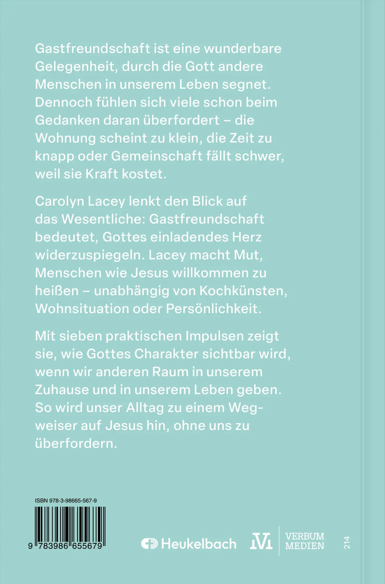 Rückseite: 9783986655679 | Außergewöhnliche Gastfreundschaft (für ganz gewöhnliche Leute) | Lacey