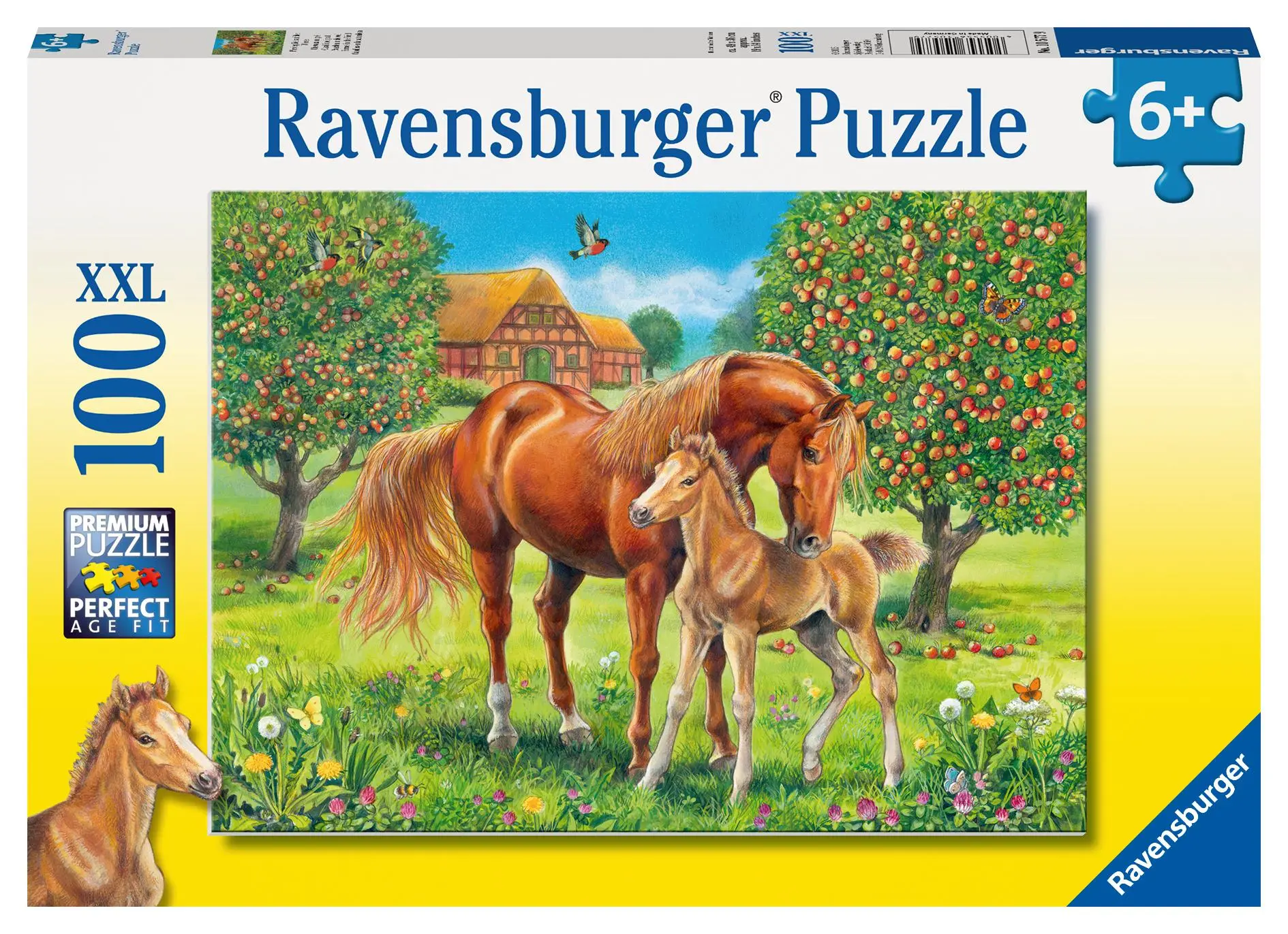 Cover: 4005556105779 | Pferdeglück auf Wiese Puzzle 100 Teile | Spiel | Kinderpuzzle | 10577